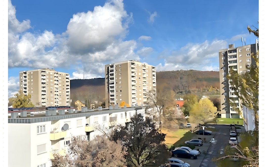 Sanierungsarbeiten an den Hochhäusern in der Bebel- und Bolzstraße